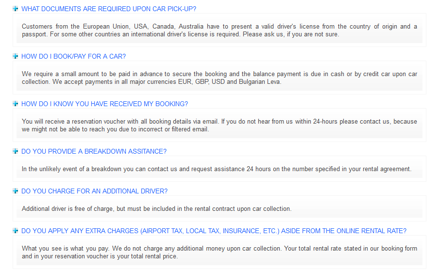 Plovdiv car rental - FAQ